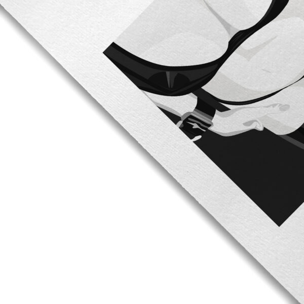 À Fleur de Peau - Illustration érotique noir et blanc – Image 2