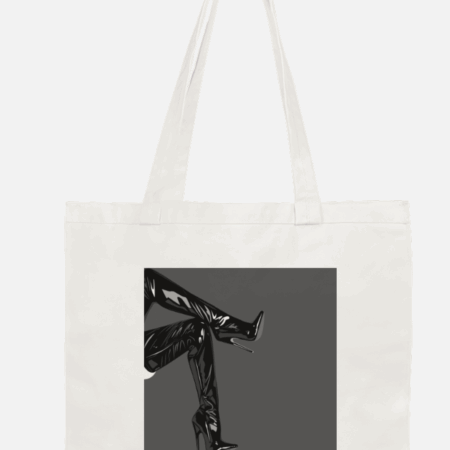 Tote bag Talons en cuir verni