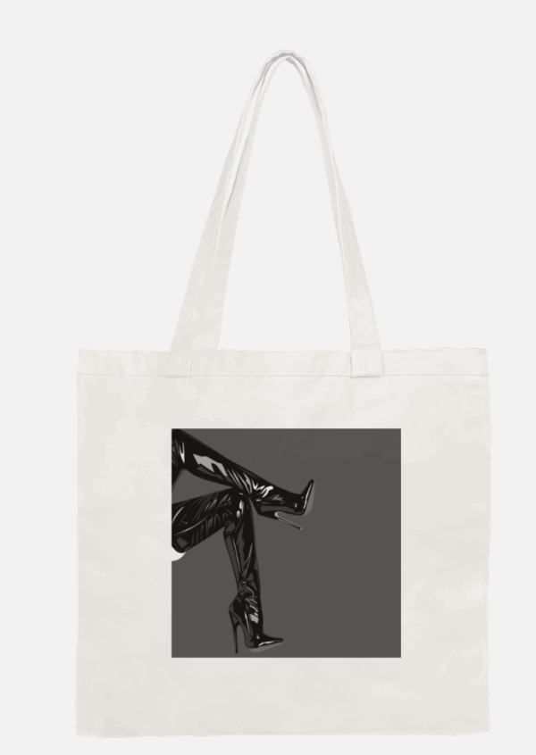 Tote bag Talons en cuir verni