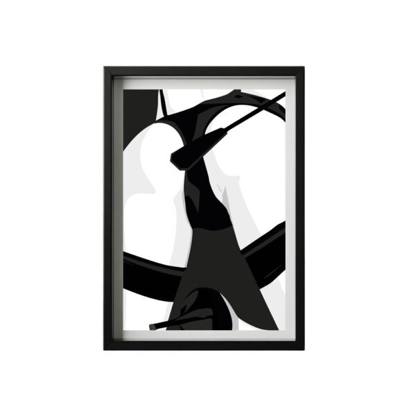 L’art de suggérer - Illustration érotique noir et blanc