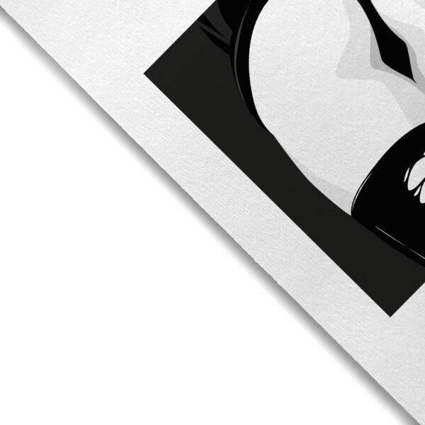  Le noir enserre. Le blanc attire.- Illustration érotique noir et blanc – Image 4