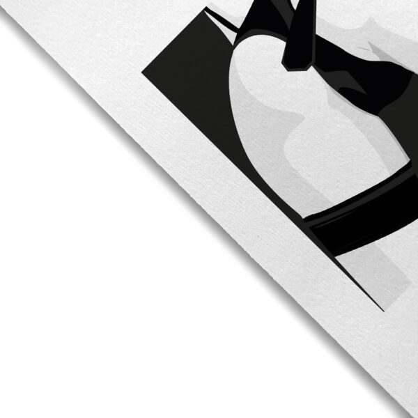 L’art de suggérer - Illustration érotique noir et blanc – Image 2